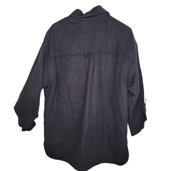 H&M x Kangol oversized gray twill jacket size small - Picture 3 of 8